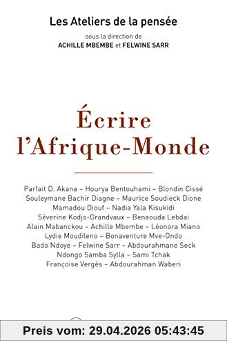 Ecrire l'Afrique-monde