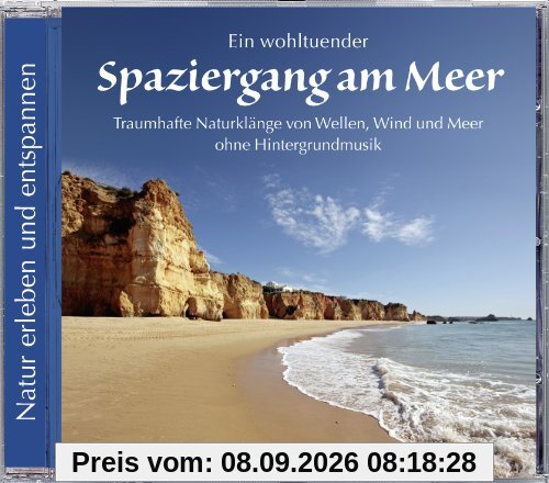 Spaziergang am Meer. Traumhafte Naturklänge von Wellen, Wind und Meer. Ohne Hintergrundmusik