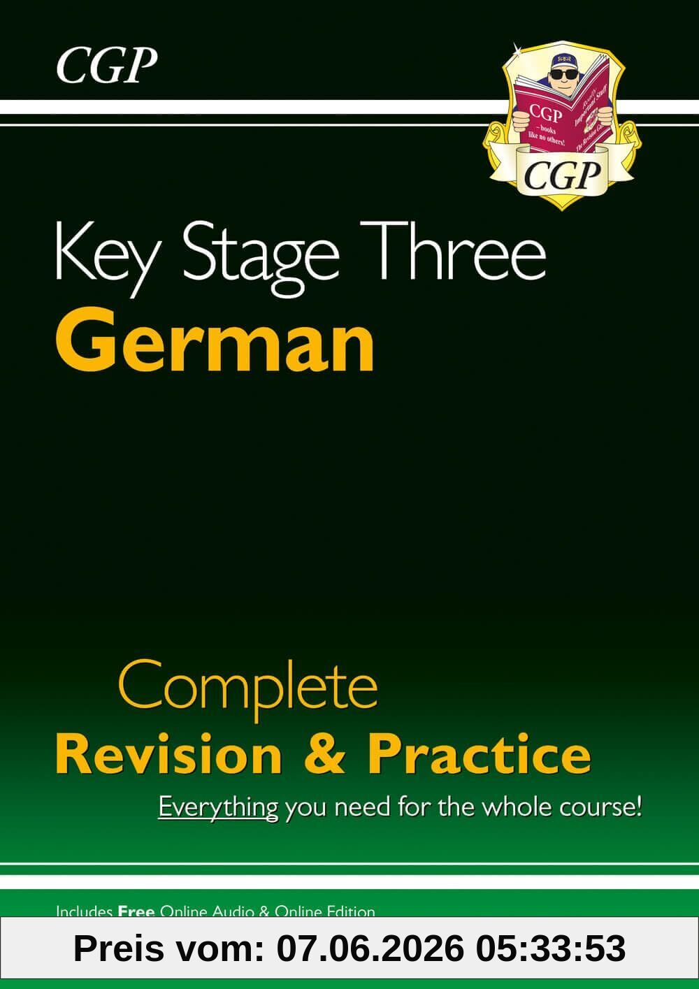 KS3 German Complete Revision & Practice (with Free Online Edition & Audio)