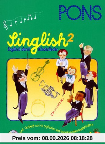 PONS Singlish, Englisch durch Kinderlieder, Audio-CDs, Tl.2, 1 Audio-CD