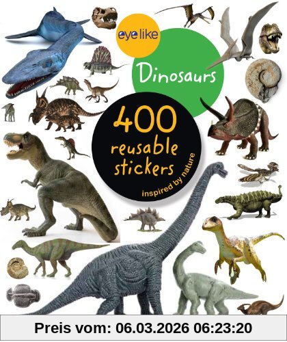 Workman Publishing Eyelike Stickers, Dinosaurs