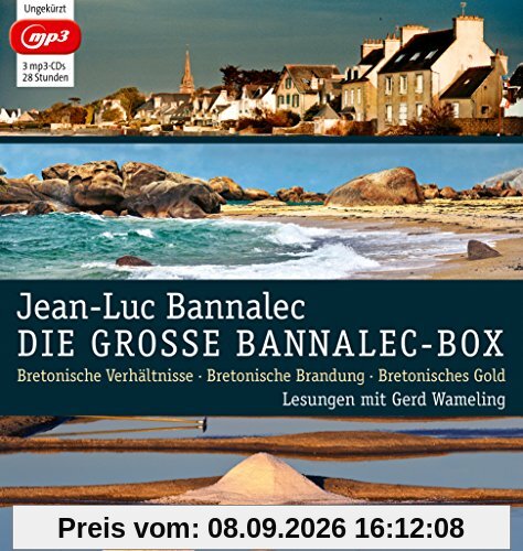 Die große Bannalec-Box: Ungekürzte Lesungen mit Gerd Wameling (3 mp3-CDs)