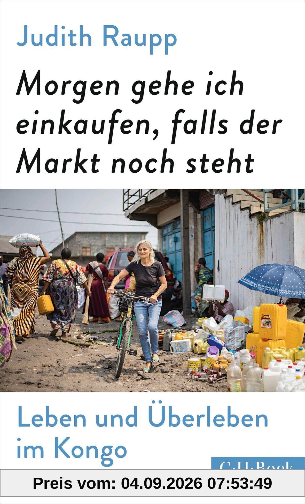 Morgen gehe ich einkaufen, falls der Markt noch steht