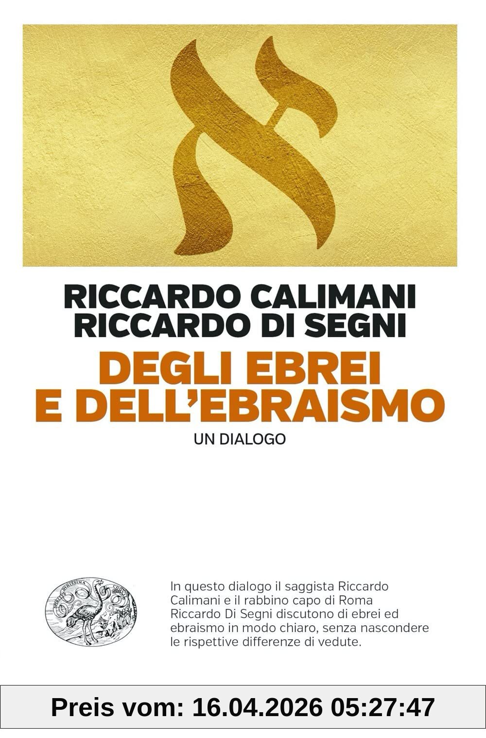 Degli ebrei e dell'ebraismo. Un dialogo