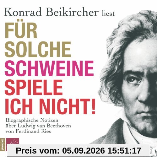 Für Solche Schweine Spiele Ich Nicht!