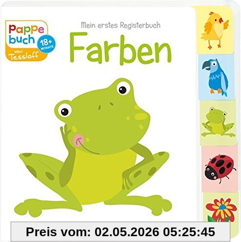 Mein erstes Registerbuch Farben (Bilderbuch ab 18 Monate)