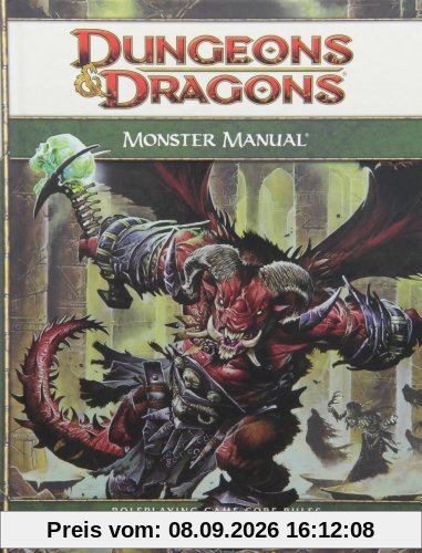 Dungeons & Dragons: Monster Manual, 4th Edition (Hardcov