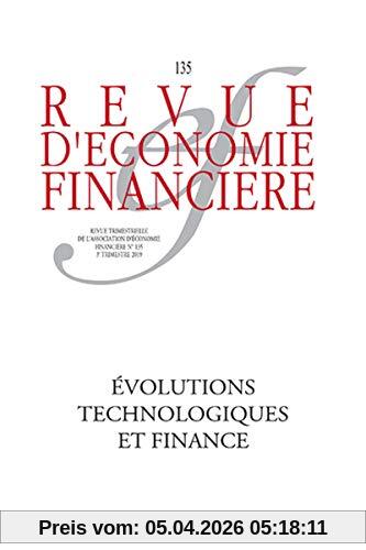 Revue d'économie financière, n° 135. Technologies et mutations de l'activité financière