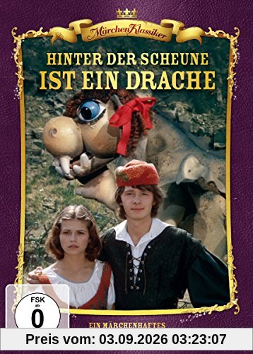 Hinter der Scheune ist ein Drache