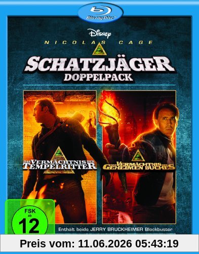 Das Vermächtnis der Tempelritter/Das Vermächtnis des geheimen Buches [Blu-ray]