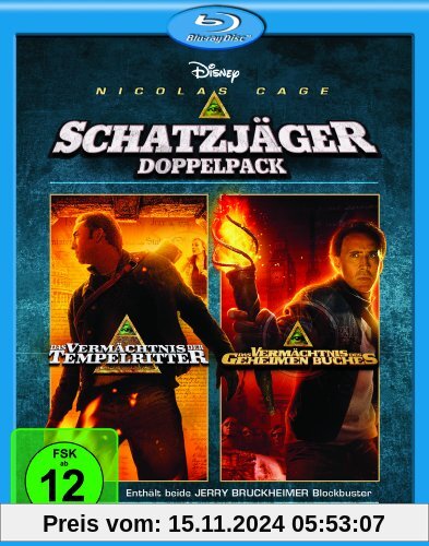 Das Vermächtnis der Tempelritter/Das Vermächtnis des geheimen Buches [Blu-ray]