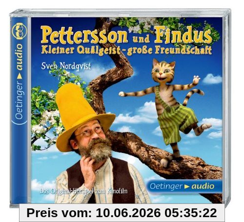 Pettersson und Findus - Kleiner Quälgeist, große Freundschaft (CD): Das Originalhörspiel zum Kinofilm, 75 Min.