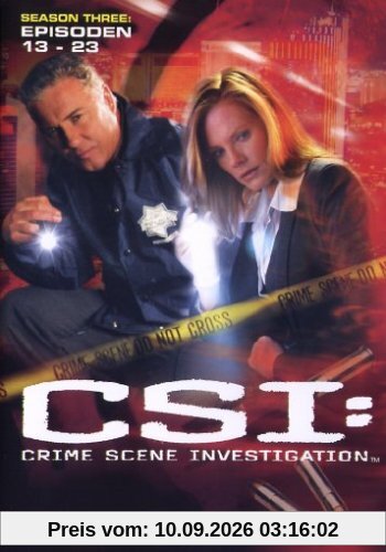 CSI: Crime Scene Investigation - Season 3.2 (Amaray) [3 DVDs]