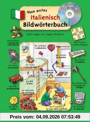 Mein erstes Italienisch Bildwörterbuch, mit Sprach-CD