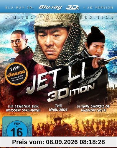 Jet Li Edition (Die Legende der Weißen Schlange / The Warlords / Flying Swords of Dragon Gate) (3 Blu-rays) [3D Blu-ray]