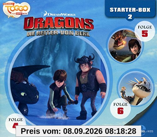 Dragons - Die Reiter von Berk -Starter-Box 2 (Hörspiel Folge 4-6)
