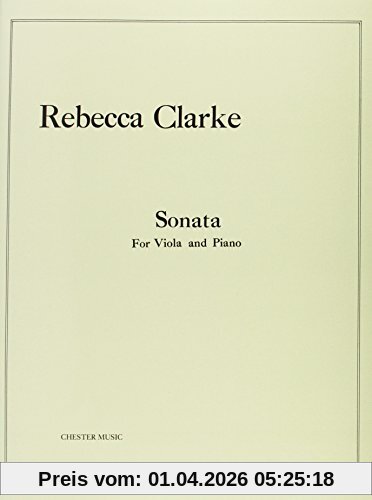 Sonata: For Viola and Piano