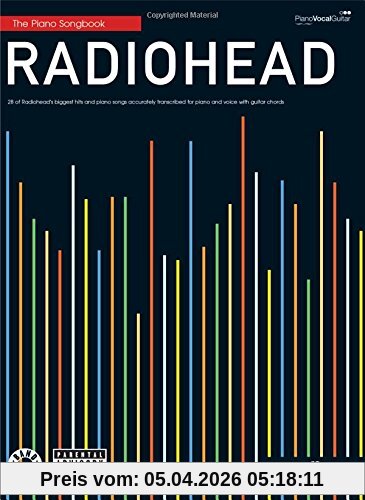 Radiohead Piano Songbook: (Piano, Vocal, Guitar)