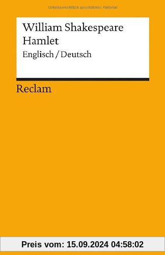 Hamlet: Englisch/Deutsch