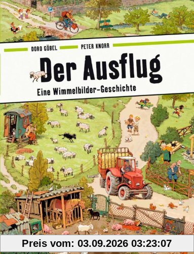 Der Ausflug: Eine Wimmelbilder-Geschichte. Vierfarbiges Papp-Bilderbuch