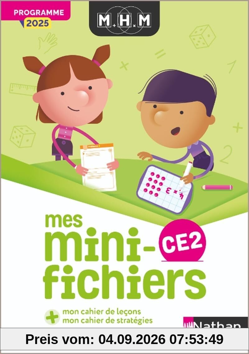 MHM - CE2 - Mes mini-fichiers - Programme 2025
