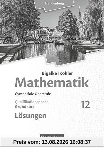 Bigalke/Köhler: Mathematik - Brandenburg - Ausgabe 2019: 12. Schuljahr - Grundkurs: Lösungen zum Schülerbuch
