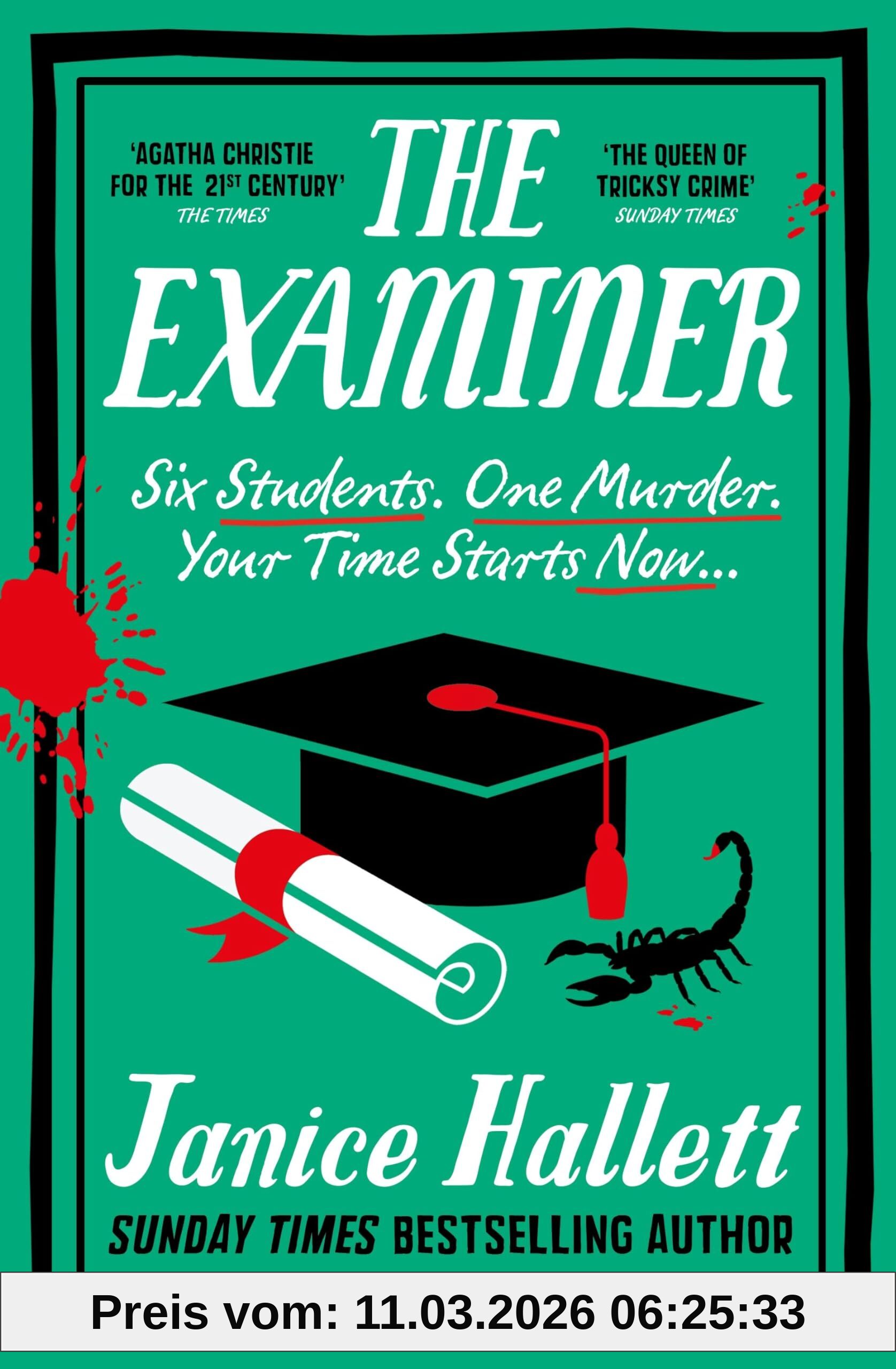 Janice Hallett The Examiner, The Sunday Times Bestseller From The Author Of The Appeal
