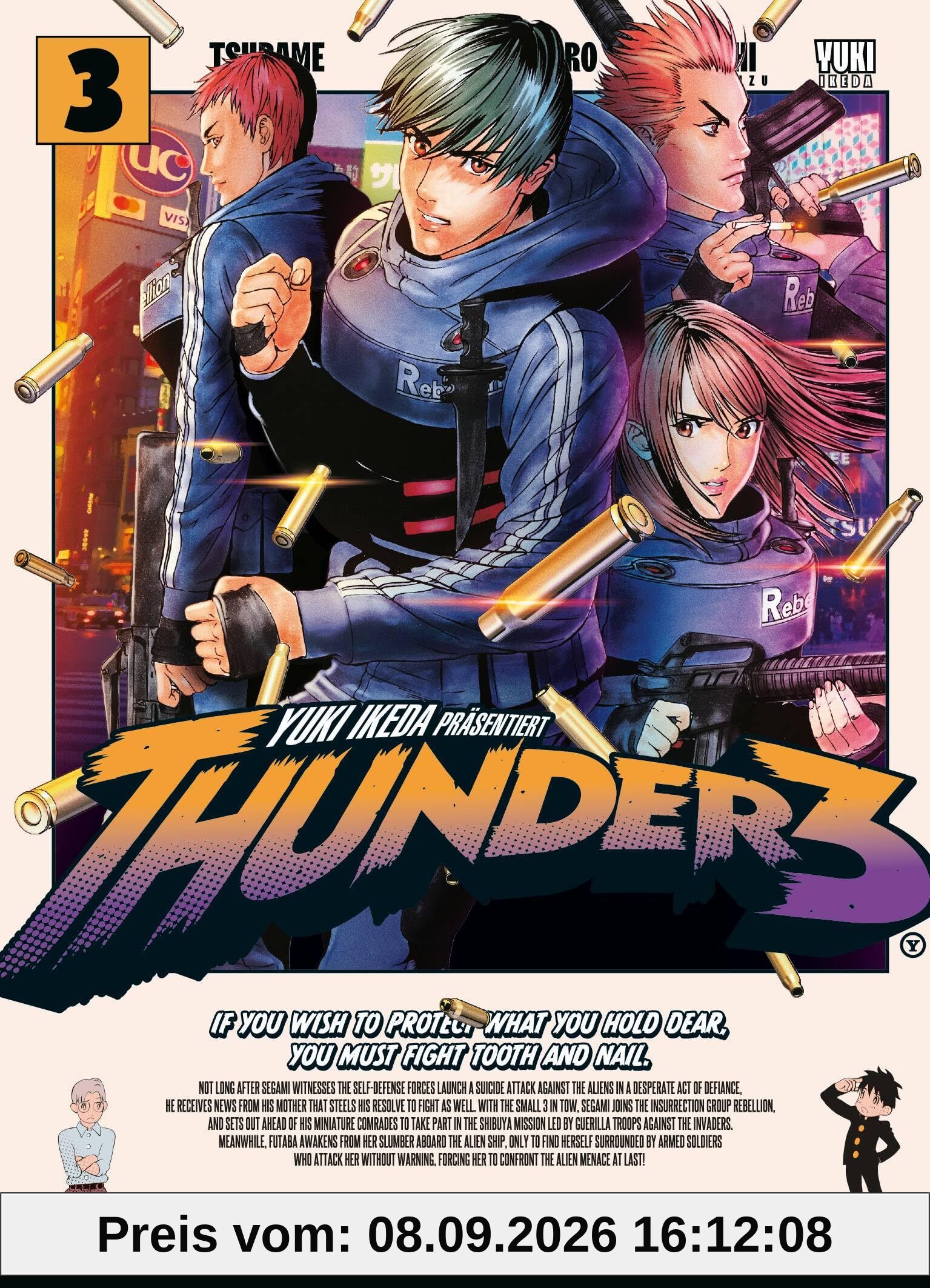 Thunder 3 Band 03: In diesem Sci-Fi-Manga wagen drei Freunde auf einer Rettungsmission den Sprung durch die Dimensionen