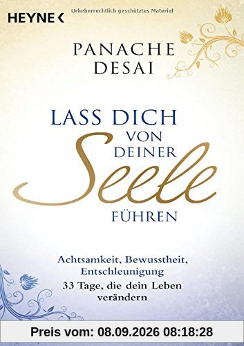 Lass dich von deiner Seele führen: Achtsamkeit, Bewusstheit, Entschleunigung: 33 Tage, die dein Leben verändern
