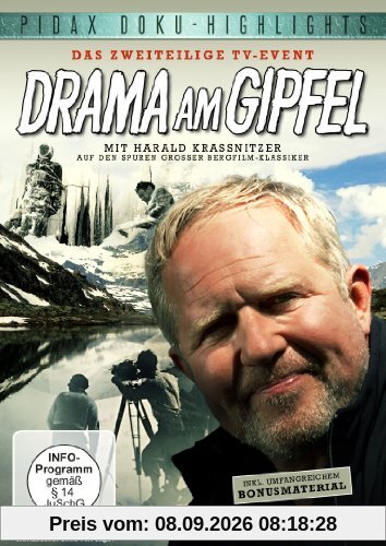 Drama am Gipfel - Das komplette 2-teilige TV-Event mit Harald Krassnitzer auf den Spuren großer Bergfilm-Klassiker (Pidax Doku-Highlights)