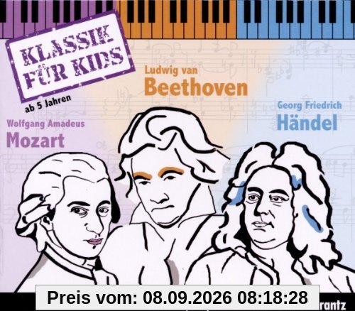 3CDs: Klassik für Kids - 01 Mozart - Beethoven - Händel