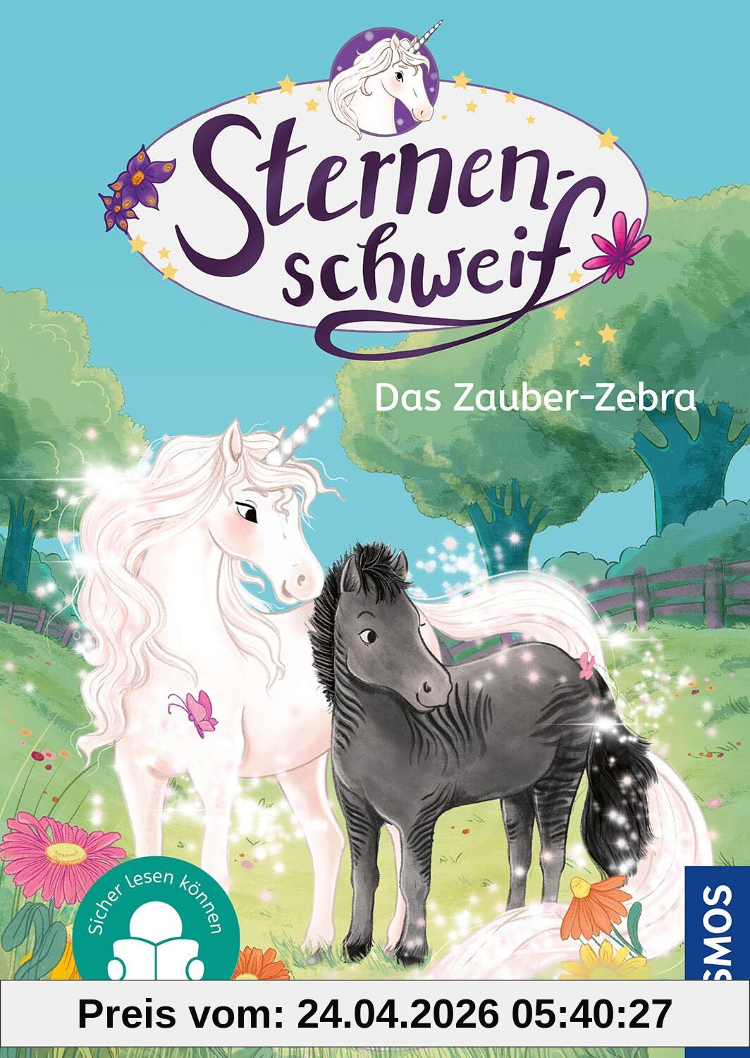 Sternenschweif, 3, Das Zauber-Zebra: Sicher lesen können - Kinderbuch ab 7 Jahren - magische Einhorngeschichten mit Sternenschweif