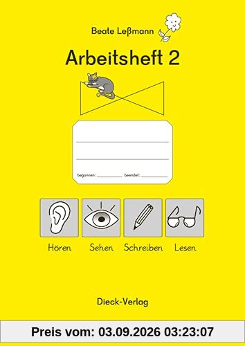 Arbeitsheft 2 Hören, Sehen, Schreiben, Lesen GRUNDSCHRIFT/NEUAUSGABE