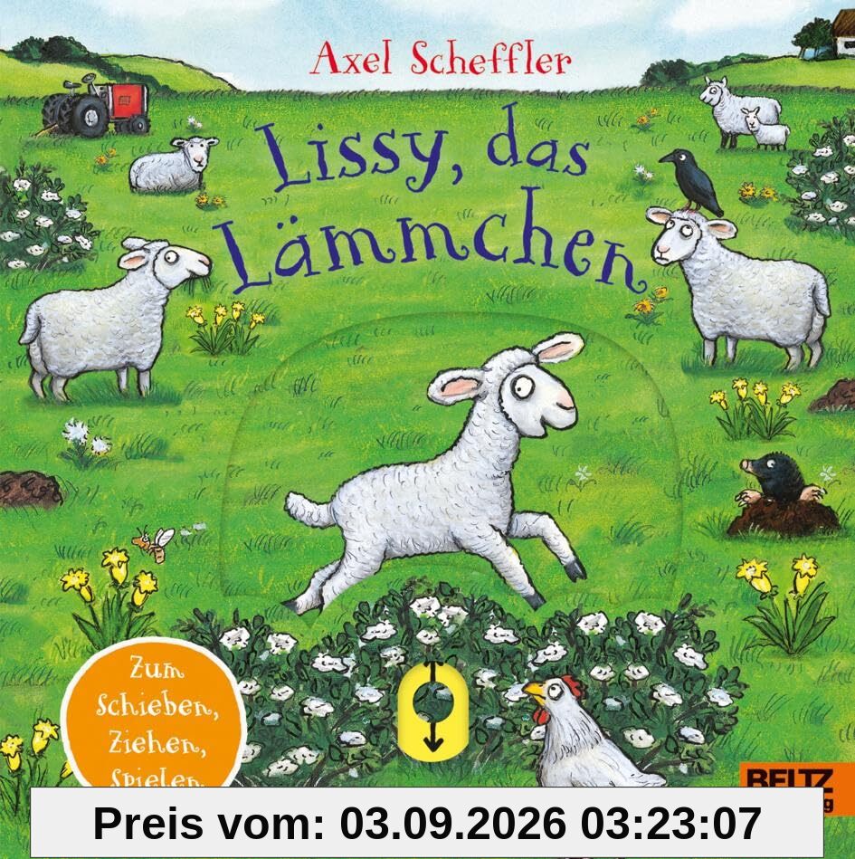 Lissy, das Lämmchen: Pappbilderbuch zum Ziehen, Schieben, Spielen