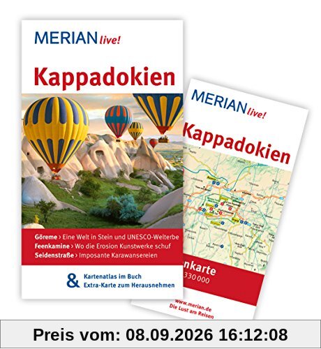Kappadokien: MERIAN live! - Mit Kartenatlas im Buch und Extra-Karte zum Herausnehmen