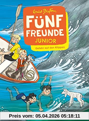 Fünf Freunde JUNIOR - Gefahr auf den Klippen: Für Leseanfänger ab 7 Jahren