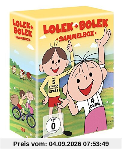 Lolek + Bolek - Sammelbox (4 DVDs + 4 Postkarten)