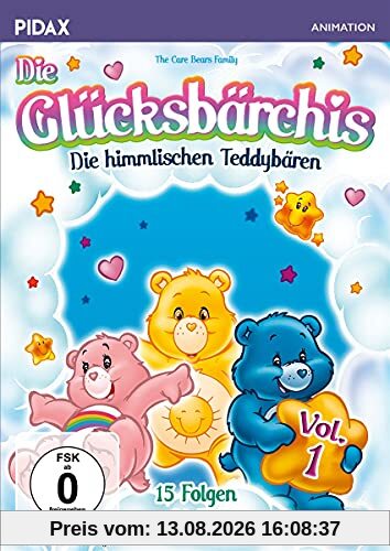 Die Glücksbärchis - Die himmlischen Teddybären, Vol. 1 / Die ersten 15 Folgen der beliebten Kult-Serie (Pidax Animation) [2 DVDs]
