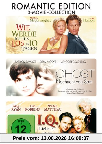 Wie werde ich ihn los in 10 Tagen / Ghost / I.Q. [3 DVDs]