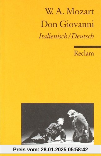 Don Giovanni: Ital. /Dt: Der bestrafte Verführer oder Don Giovanni. Komödie in zwei Akten. Textbuch Italienisch/Deutsch