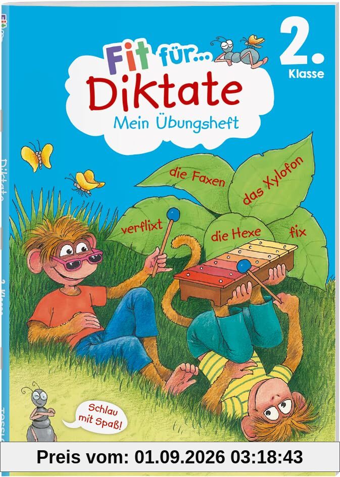 Fit für Diktate 2. Klasse. Mein Übungsheft: Genau hinhören und richtig schreiben (Fit für die Schule Mein Übungsheft)