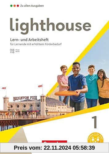 Lighthouse - Zu allen Ausgaben - Band 1: 5. Schuljahr: Lern- und Arbeitsheft