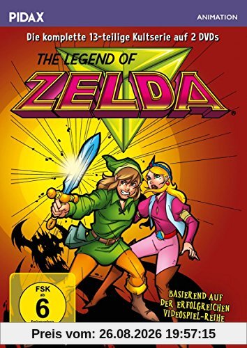 The Legend of Zelda / Die komplette 13-teilige Kultserie (Pidax Animation) [2 DVDs]