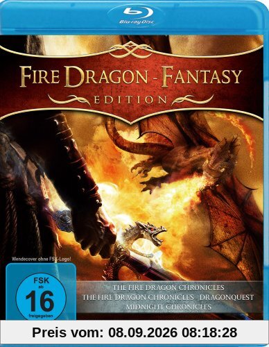 Fire Dragon - Fantasy Edition (The Fire Dragon Chronicles / The Fire Dragon Chronicles - Dragon Quest / Midnight Chronicles) [Blu-ray] [Collector's Edition]