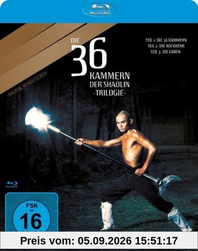 Die 36 Kammern der Shaolin-Trilogie [Blu-ray]