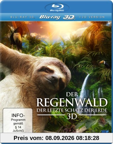 Der Regenwald 3D - Der letzte Schatz der Erde (inkl. 2D Version) [3D Blu-ray]