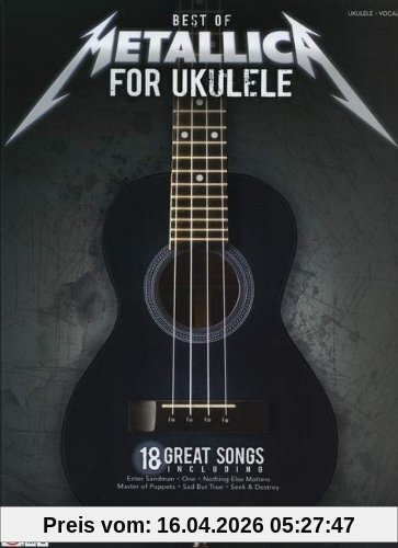 Metallica Best Of For Ukulele Uke BK