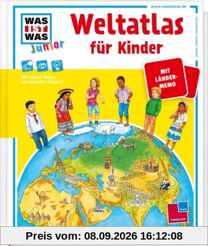 Was ist was Junior: Weltatlas für Kinder