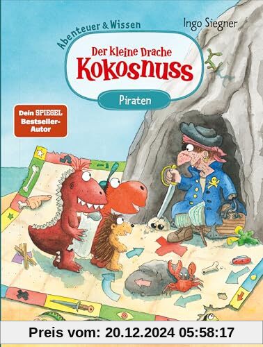 Der kleine Drache Kokosnuss – Abenteuer & Wissen – Die Piraten: Doppelband bestehend aus einem Abenteuer- und Sachbuch-B