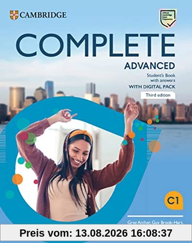 Complete Advanced: Third Edition. Student's Book with Answers with Digital Pack